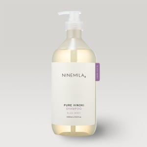 나인밀라 퓨어히노끼 샴푸 블랙베리향, 1L, 1개