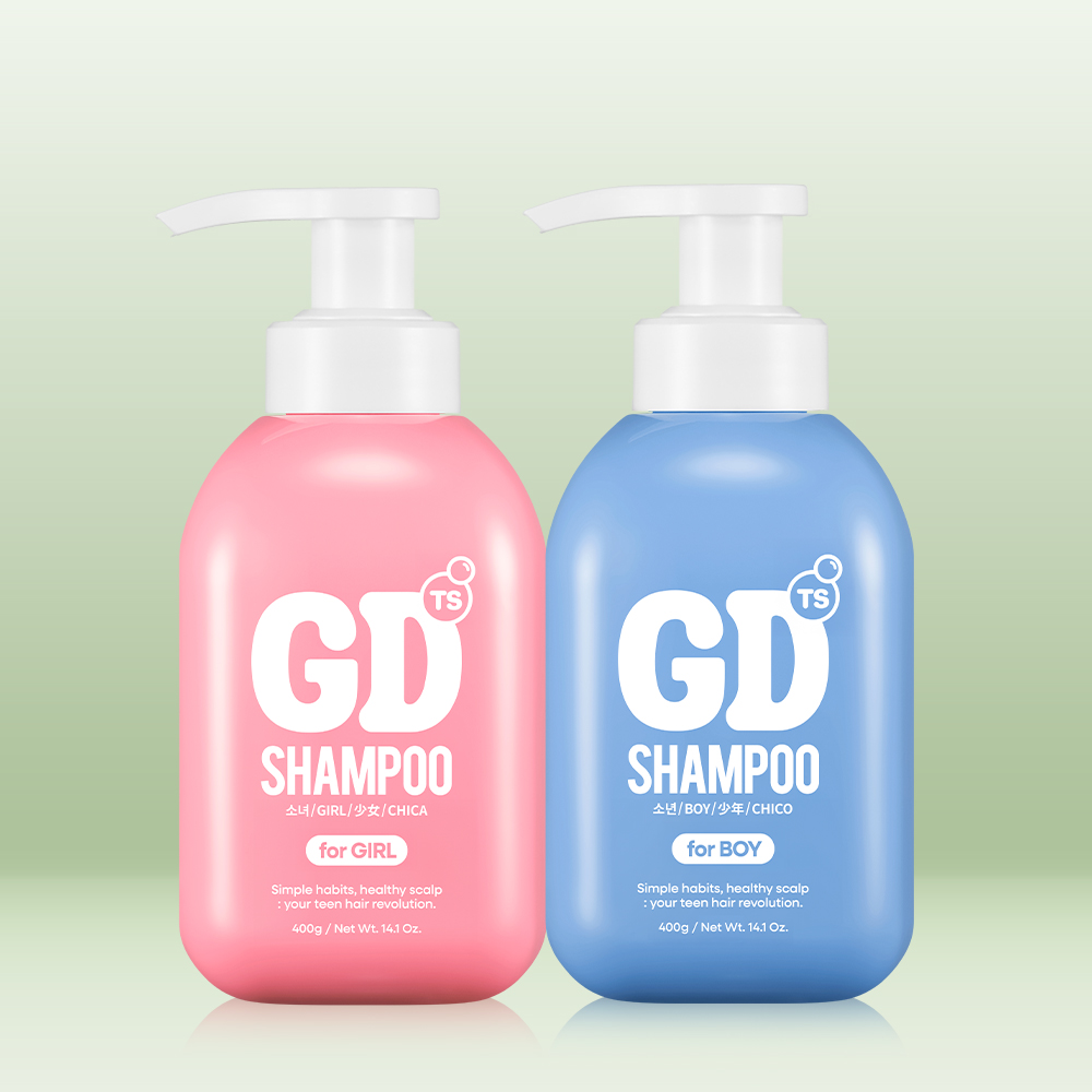 TS 지디 청소년 두피샴푸 정수리 냄새 비듬 각질 제거 포걸/포보이 400g x 2개
