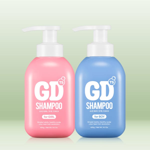 [공식] TS 지디 청소년 두피샴푸 정수리 냄새 비듬 각질 제거 포걸/포보이 400g x 2개