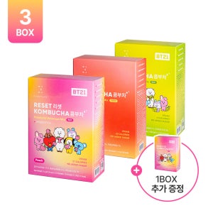에브리데이즈 리셋 콤부차 1개월 관리세트 3박스 비건 유산균