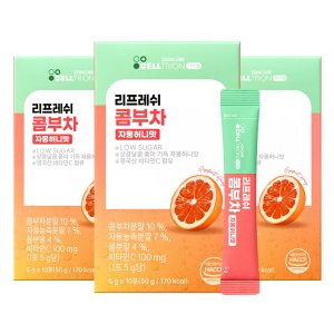 셀트리온 이너랩 리프레쉬 콤부차 5g 자몽허니, 10개입, 3개