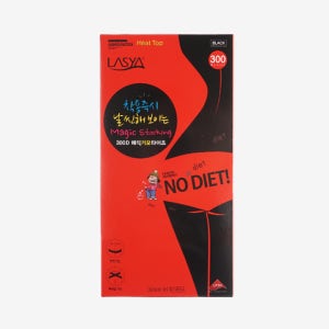 LASYA 기능성 레깅스 고탄력300D 매직기모 스타킹/레깅스 블랙