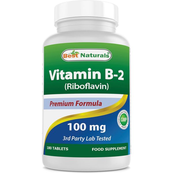 Best 내추럴 <b>비타민 B2</b> 100mg 180정 프리미엄 포뮬러