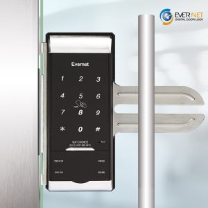 에버넷 초이스글라스 유리문 도어락 강화도어 번호키 단문형 양문형 상가 사무실 가게