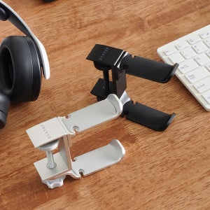 덱스탑 데스크 가방걸이 MHB-01 다용도 걸이 (블랙/실버) 간편한 클램프 타입