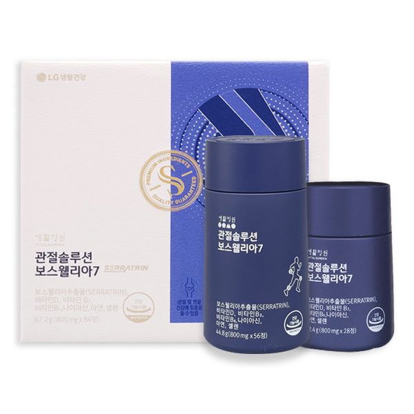 생활정원 관절솔루션 보스웰리아7 증량기획 12주분