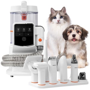 바비온 9in1 올마스터 진공 흡입 미용기 강아지 고양이 이발기 바리깡 클리퍼 셀프미용