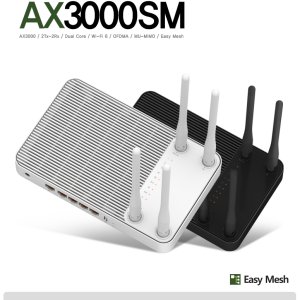 ipTIME AX3000SM WiFi 6 기가비트 와이파이 공유기 메시 무선 유무선 인터넷