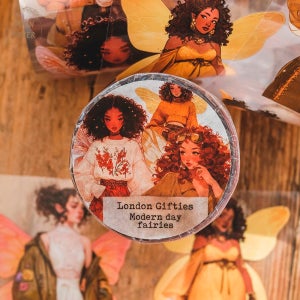London Gifties 마스킹 테이프 Modern day fairies 3D Gloss PET 10m LG 233(cut)