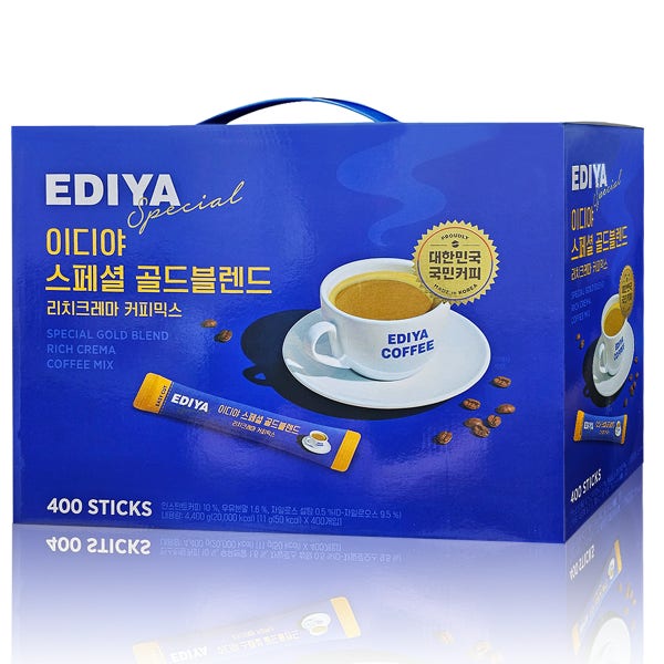 티에스shop [도착보장] 이디야 커피믹스 스페셜 골드블렌드 믹스커피 이디아 스틱 리치크레마 대용량