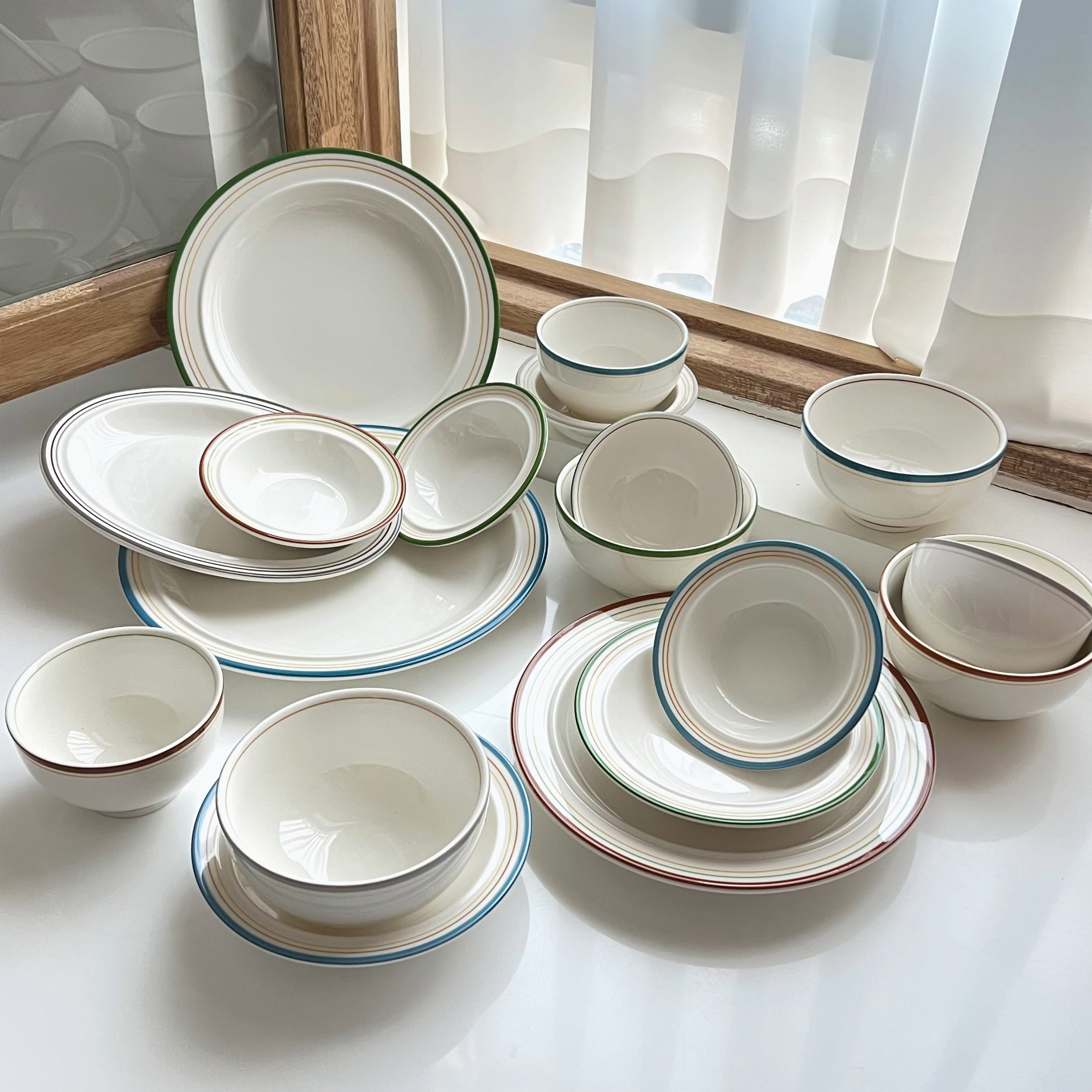 시라쿠스 메이플 4인 접시 그릇세트 18P 신혼부부 혼수 부모님 결혼 집들이선물 코지믹스