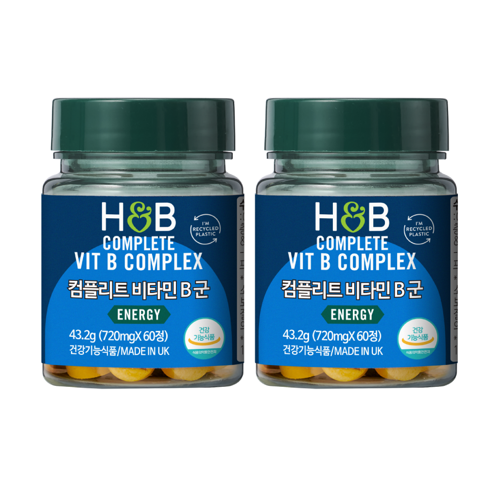 홀랜드앤바렛 컴플리트 비타민 B군 60정, 2개