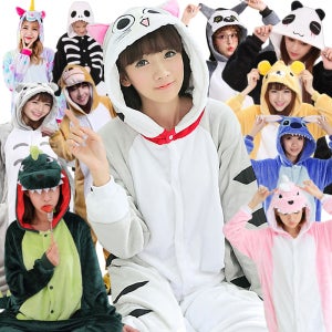 동물잠옷 귀여운 사계절 겨울 극세사 캐릭터 파자마파티 호랑이 토끼 곰돌이 빅사이즈 단체복 행사복 점프수트 원피스