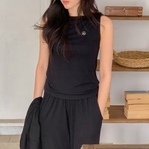 디토 나시 볼레로 세트 슬리브리스 홈웨어 봄 여름 실내복 잠옷 이지웨어