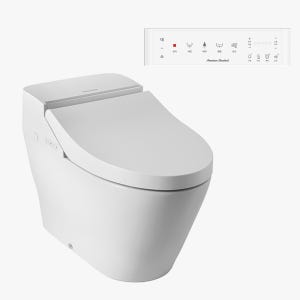 아메리칸 스탠다드 PLAT 플랫 라운드 비데일체형 양변기 C831700E C366000B