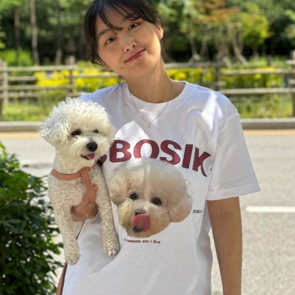 1+1 강아지 티셔츠 제작 고양이 반려동물 반려견 반려묘 커스텀 프린팅