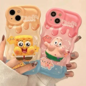 뚱이 스폰지밥이 녹는다 Y2K 귀여운아이폰케이스