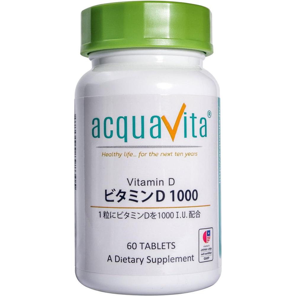 acquavita(<b>아쿠아비타</b>) <b>비타</b>민D 1000 60정