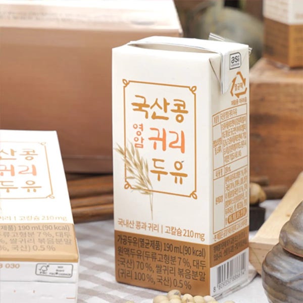 [5박스] [전남 영암] 국산콩 영암귀리두유