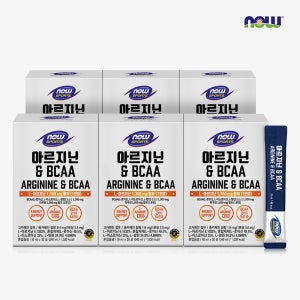 나우푸드 아르지닌 & BCAA 자몽맛 아르기닌 30포, 6개