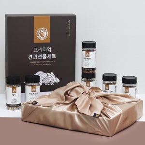 너츠브라더 하루한줌견과 프리미엄 6종 선물세트 쇼핑백 보자기 택1