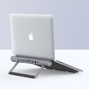 강원전자 넷메이트 USB C타입 올인원 도킹 스테이션 & 스탠드 거치대 노트북