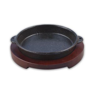 주물 철판 오븐팬 미니 귀원형서버 주물