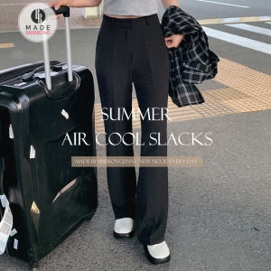 링클프리 에어쿨 슬랙스(2color)