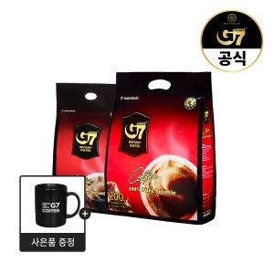 핫딜 G7 베트남 블랙커피 2g X 300개입 (200개입+100개입) +머그컵