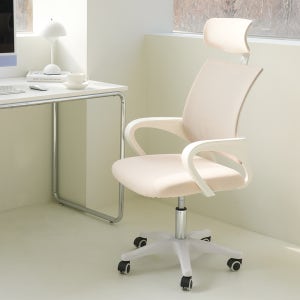 [다니카] 메이플 편한 팔걸이 컴퓨터 메쉬 사무용 책상 헤드형 의자