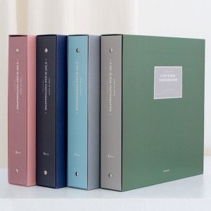 비팬시 그랑데 바인더 사진 앨범 4X6 포켓식 접착식 사진첩 스크랩북 대용량앨범 결혼앨범 예식앨범