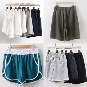 빅사이즈 여성 반바지 시원한 여름 린넨 핫 숏 팬츠