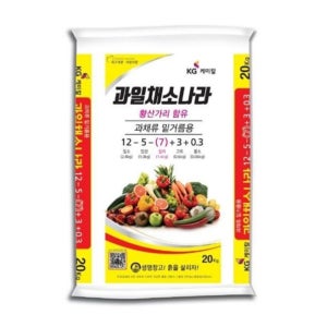 KG케미칼 과일채소나라 20kg 과채류 밑거름용 복합비료