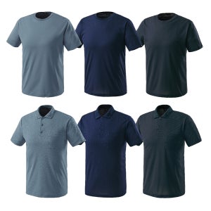 MT-206,207,208,201,202,203 여름 작업복 반팔 초경량 신축 카라티