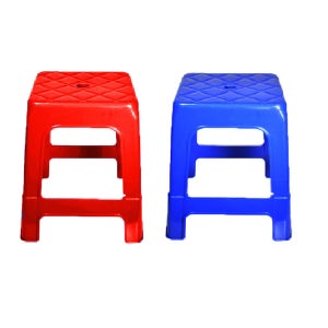 다용도 플라스틱 사각의자 편의점 행사 포차 야외용의자 빨강 파랑