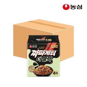 농심 짜파게티 더블랙 116g 32개 건면 짜장