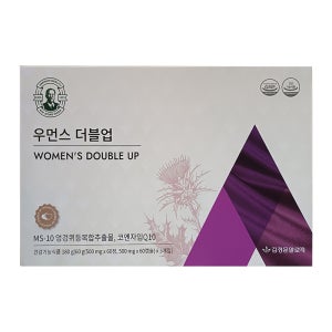 김정문알로에 우먼스 더블업 갱년기 여성건강 60캡슐x3개