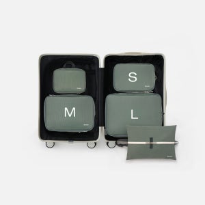 브랜든 여행 압축 파우치 세트 S+M+L+워시백+멀티파우치 캐리어 정리백