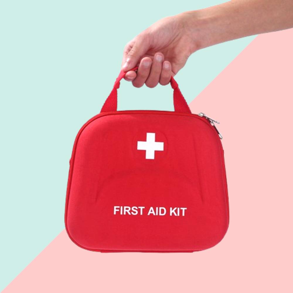 (15종 세트) 가정용 구급가방 휴대용 구급함 구급상자 FIRSTAIDKIT 응급<b>처치</b>키트