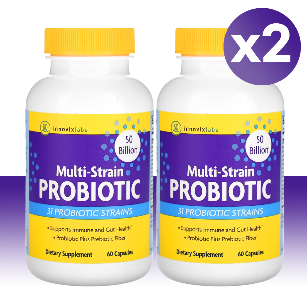 이노빅스랩스 <b>유산균</b> 500억 31종 프로바이오틱스 다중균주 60정 2개