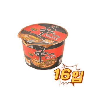 농심 신라면블랙사발 101g 16입