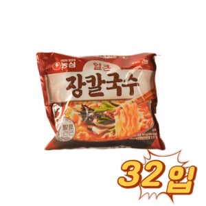 농심 얼큰장칼국수 103g 32입