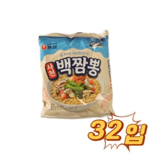 농심 사천백짬뽕 94g 32입