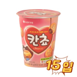 롯데 칸쵸컵 88g 15입