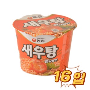 농심 새우탕 큰사발 115g 16입