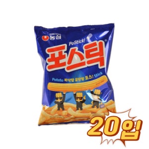 농심 포스틱 84g 20입
