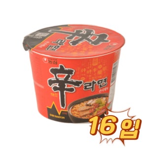 농심 신라면큰컵 114g 16입