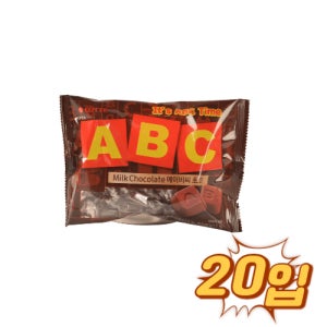 롯데 ABC 초코렛 72g 20입