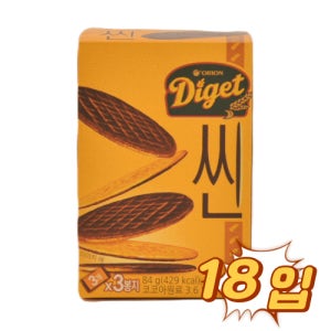 오리온 다이제 씬 84g 18입