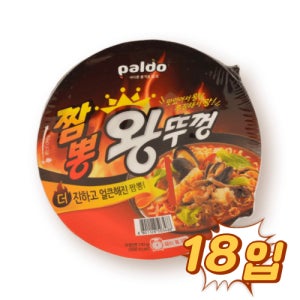 팔도 짬뽕왕뚜껑 110g 18입